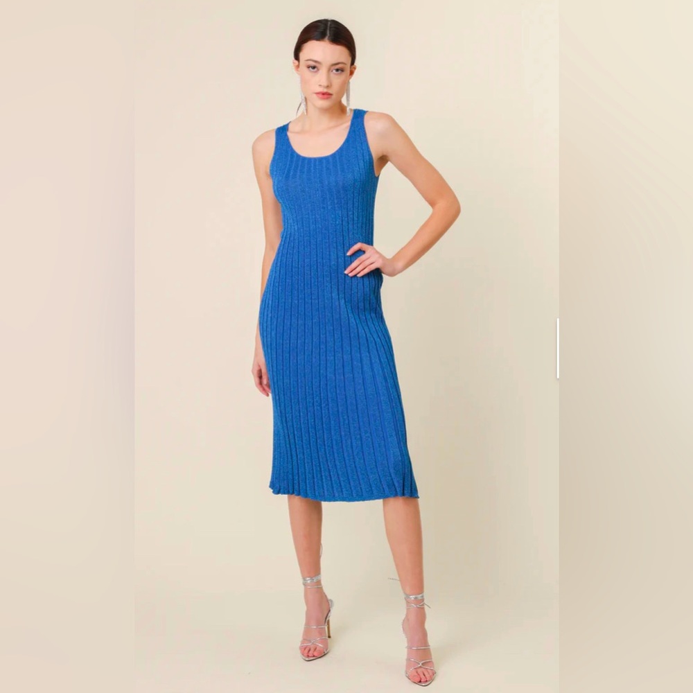 Line & Dot - Isle Dress - Sapphire